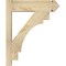 Ekena Millwork Merced Rough Sawn Arts and Crafts Outlooker, Douglas Fir, 6"W x 20"D x 24"H OUT06X20X24MRC03RDF - alternate 2